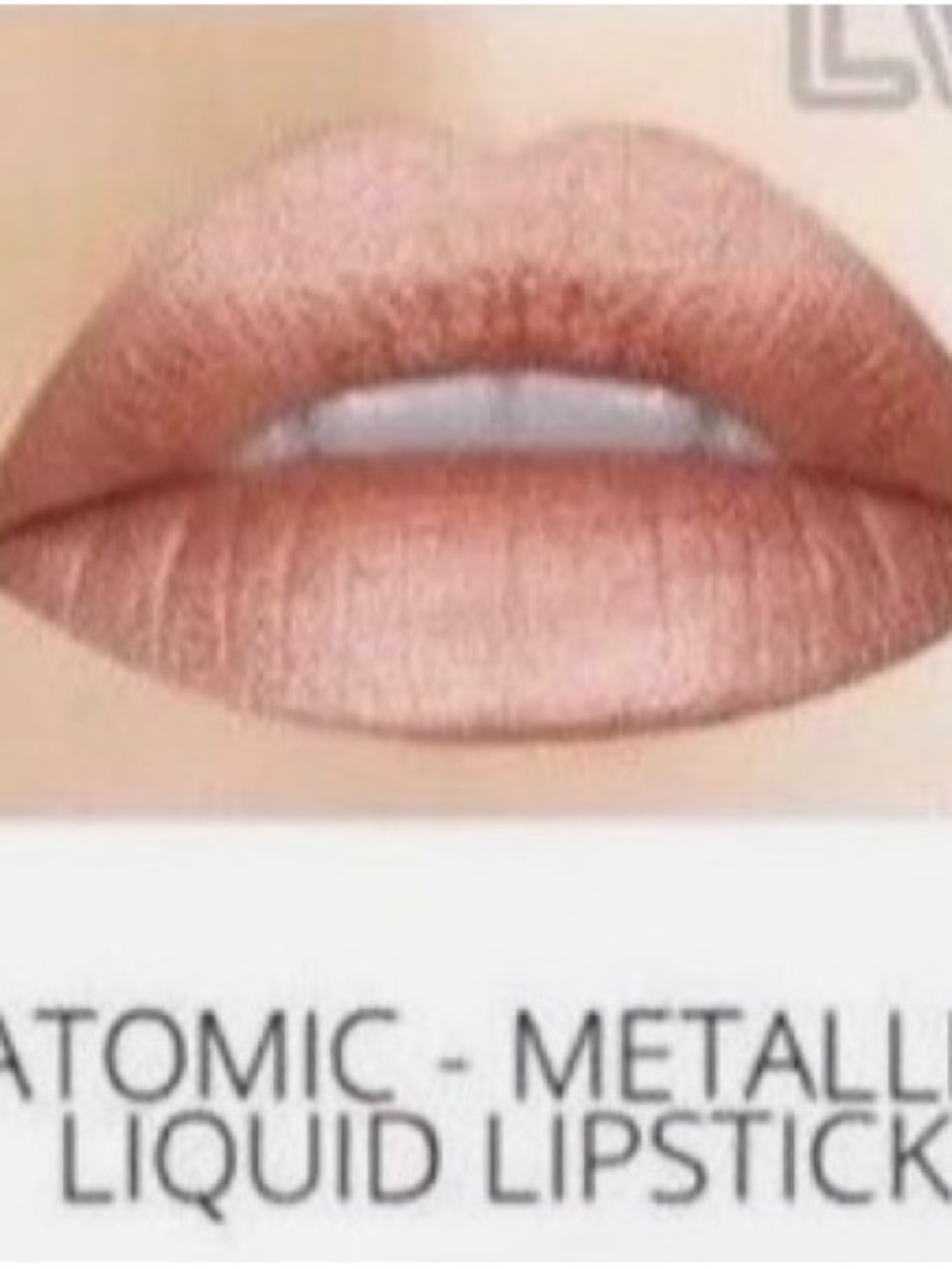 Metallic liquid lipstick